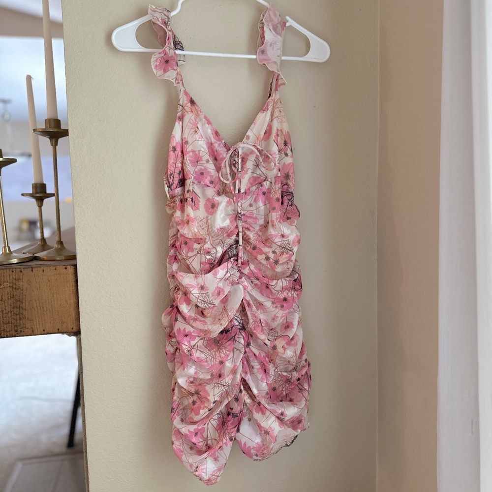 Floral mini dress